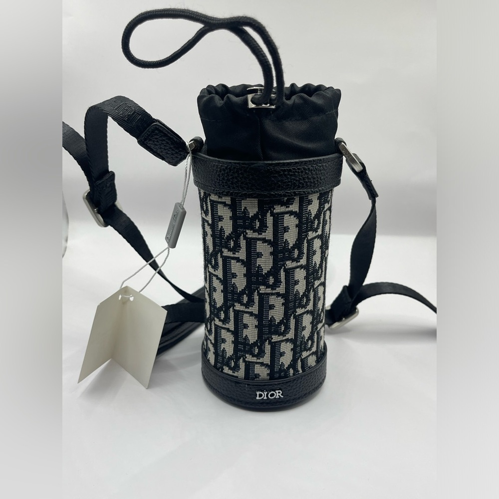 Dior Black Water Bottle Tumbler Black Holder Limited VIP Gift Novelty GWP - Picture 2 of 8